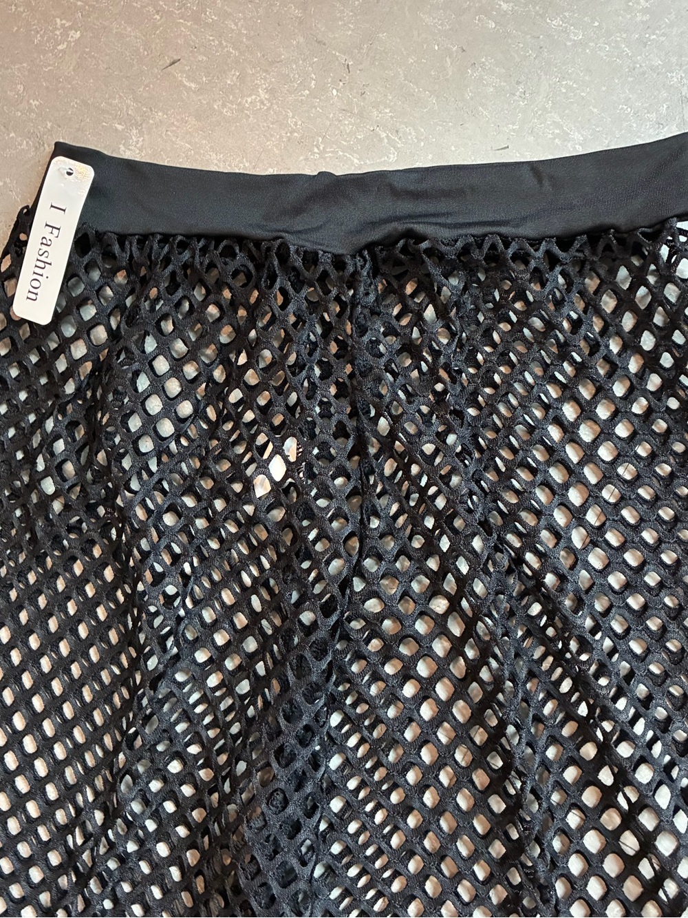 IFashion Black Netted Sheer Beach Pants - Picture 7 of 9